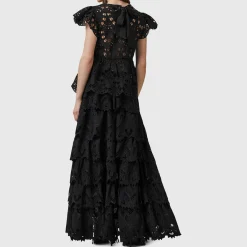 Clearance Cavarly Tiered Broderie High-Low Skirt Women Skirts