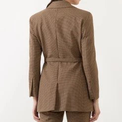 Discount Cerreto Belted Blazer Women Coats & Jackets
