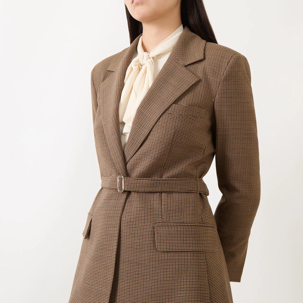 Discount Cerreto Belted Blazer Women Coats & Jackets