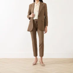 Discount Cerreto Belted Blazer Women Coats & Jackets