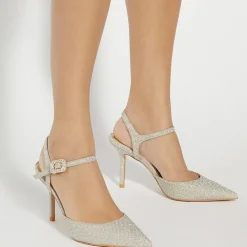 New Channel Buckle Pumps Women Heels