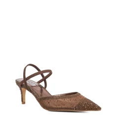 Hot Charismatic Embellished Mesh Pumps Women Heels