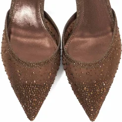 Hot Charismatic Embellished Mesh Pumps Women Heels