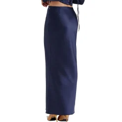 Best Charlene Satin Pencil Skirt Women Skirts