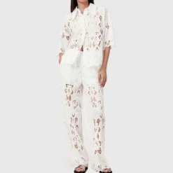 Best Charli Embroidered Lace Trousers Women Trousers & Shorts