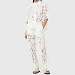 Best Charli Embroidered Lace Trousers Women Trousers & Shorts
