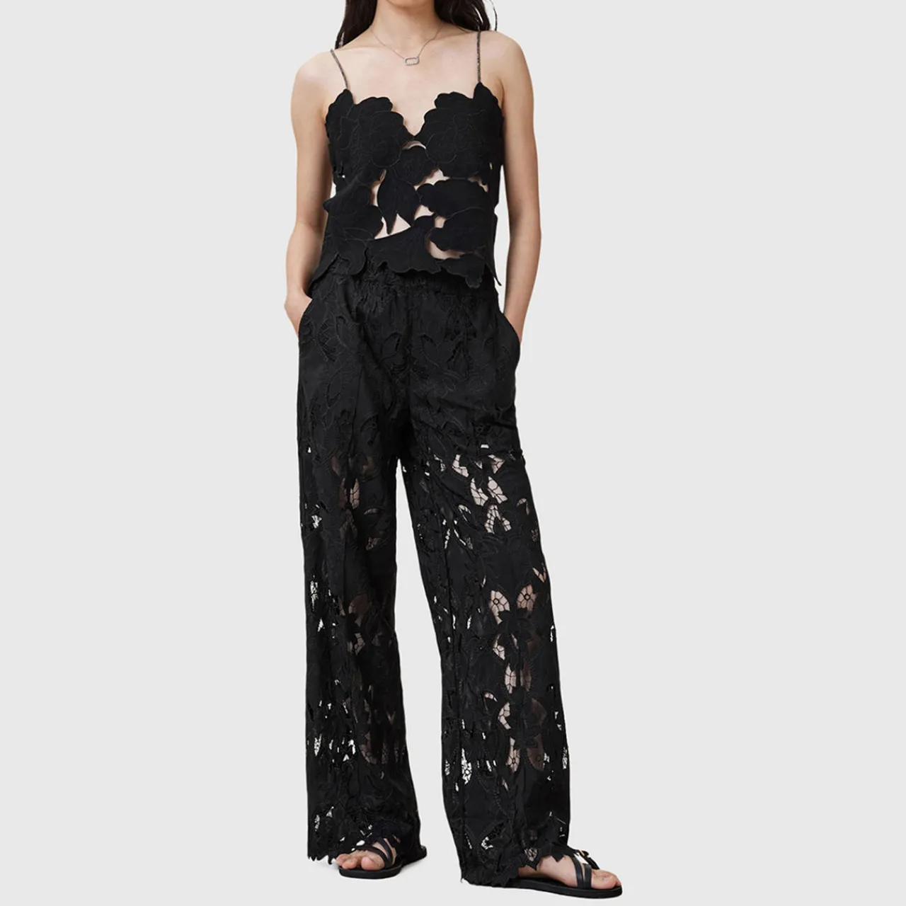 Discount Charli Embroidered Trousers Women Trousers & Shorts
