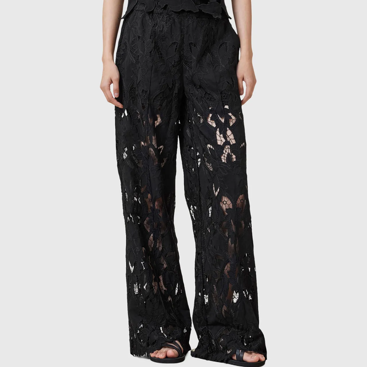 Discount Charli Embroidered Trousers Women Trousers & Shorts