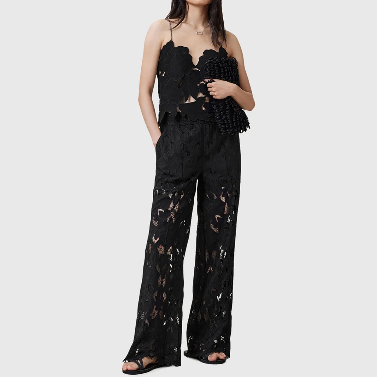 Discount Charli Embroidered Trousers Women Trousers & Shorts