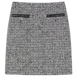 Charlie Tweed Mini Skirt Women Skirts