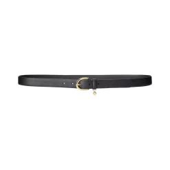 Outlet Charm Crosshatch Leather Belt Women Belts