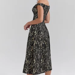 Best Charming Lace Off-The-Shoulder Gown Women Dresses