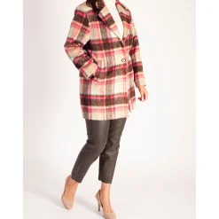 Best Check Pattern Coat Women Coats & Jackets