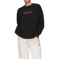 Best Cherie Logo Sweatshirt Women Sweatshirts & Hoodies