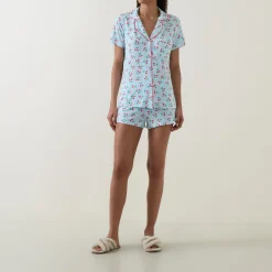 Best Cherry Top & Shorts Pyjama Set Women Sleepwear