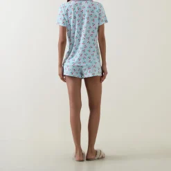 Best Cherry Top & Shorts Pyjama Set Women Sleepwear