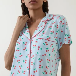 Best Cherry Top & Shorts Pyjama Set Women Sleepwear