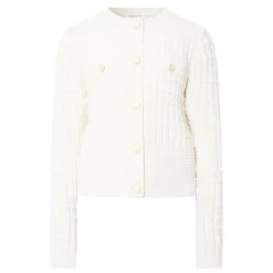 New Chin Textured Cardigan Women Sweaters & Cardigans