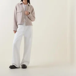 Discount Chloe Double Pocket Overshirt Women Coats & Jackets
