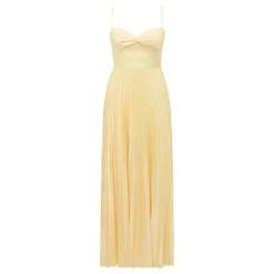 Hot Chloe Pleated Flared Dress Women Dresses