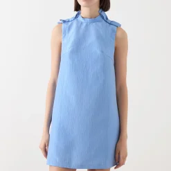 Cielo Shoulder Bows Mini Dress Women Dresses