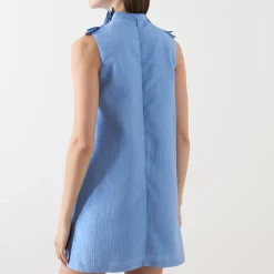 Cielo Shoulder Bows Mini Dress Women Dresses