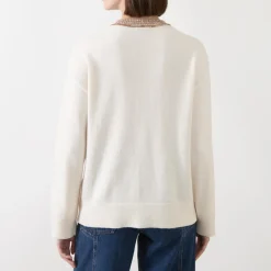 Hot Cindie Contrast Trim Cardigan Women Sweaters & Cardigans