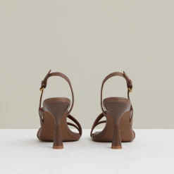 Outlet Cindy Cross Strap Heeled Sandals Women Heels