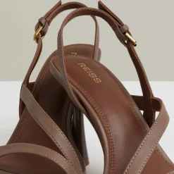 Outlet Cindy Cross Strap Heeled Sandals Women Heels