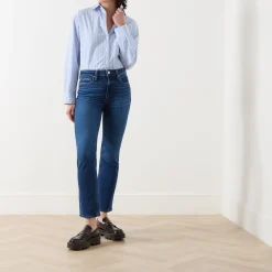Outlet Cindy High-Rise Straight Leg Jeans Women Denim