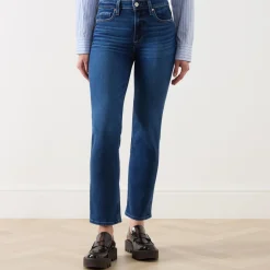 Outlet Cindy High-Rise Straight Leg Jeans Women Denim