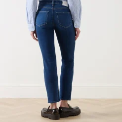 Outlet Cindy High-Rise Straight Leg Jeans Women Denim