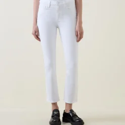 Online Cindy Mid-Rise Cropped Straight Leg Jeans Women Denim