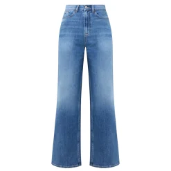 Outlet Claire Wide Leg Jeans Women Denim
