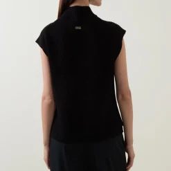 Clara Half-Zip Ribbed Knit Sweater Women Sweaters & Cardigans