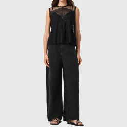 Outlet Clara Sheer Lace Top Women Tops