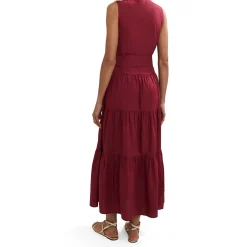 Sale Clarissa Button Front Tiered Dress Women Dresses