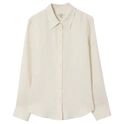 Discount Classic Linen Shirt Women Tops