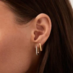 Hot Classic Ovate Hoop Earrings Women Earrings