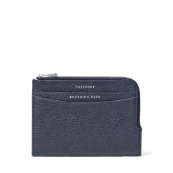Outlet Classic Pebbled Leather Travel Wallet Women Wallets