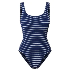 New Classic Square Neck Striped Swimsuit Women Swimwear & Beachwear