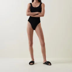 Best Classic Square Neck Swimsuit Women Swimwear & Beachwear