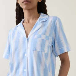 Best Classic Striped Pyjama Set Women Sleepwear