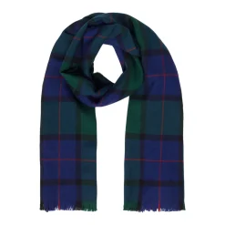 Online Classic Tartan Extra Fine Merino Scarf Women Scarves