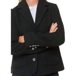 New Classic Textured Blazer Women Coats & Jackets