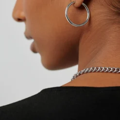 Outlet Classic Tunnel Large Hoop Earrings Women Earrings