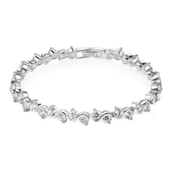 Sale Clear Cubic Zirconia Stone Bracelet Women Bracelets