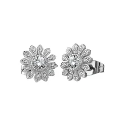 Best Clear Stone Flower Stud Earrings Women Earrings