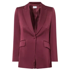 New Cognac Single-Breasted Blazer Women Coats & Jackets