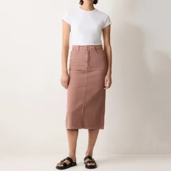 Clearance Cole High-Rise Denim Skirt Women Skirts